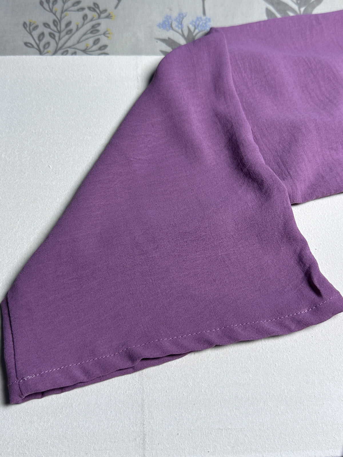 Dusty Purple Textured Round-Neck Tunic