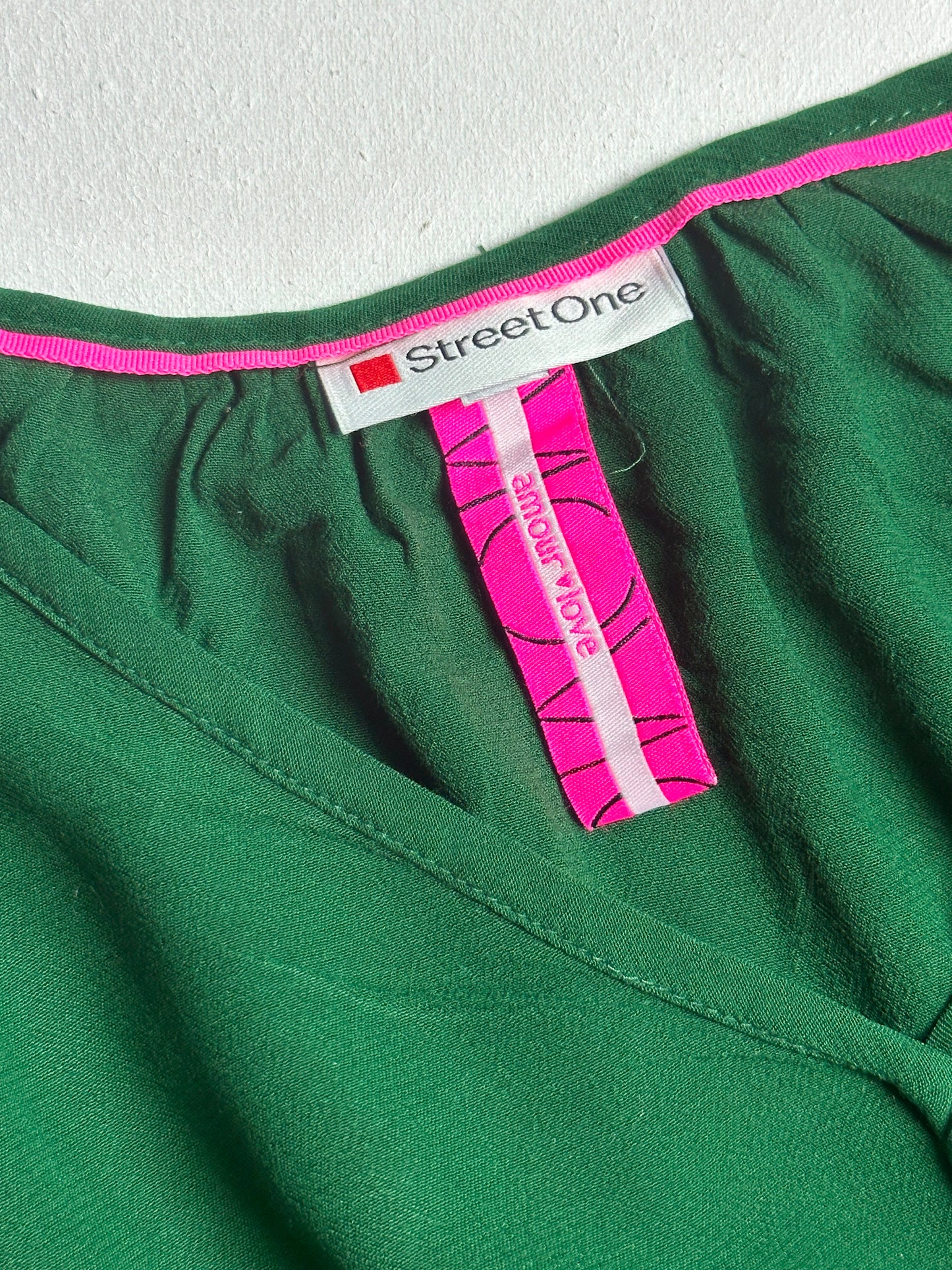 Forest Green Concealed Placket Long-Sleeve Top