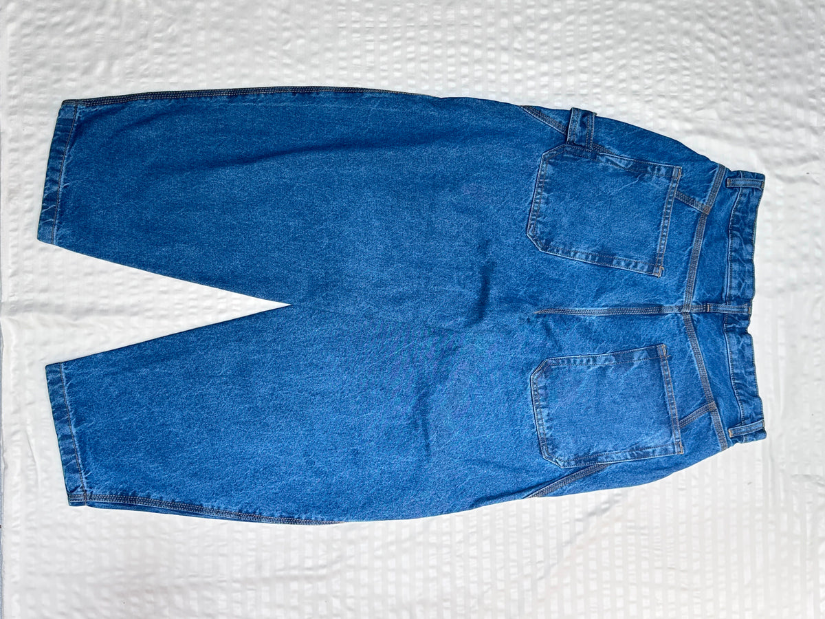 Vintage Style High-Waisted Balloon Fit Jeans