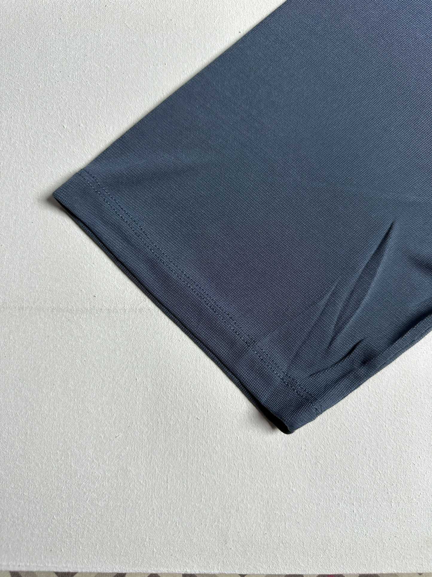 Muted Ocean Blue Soft Jersey Relaxed Top