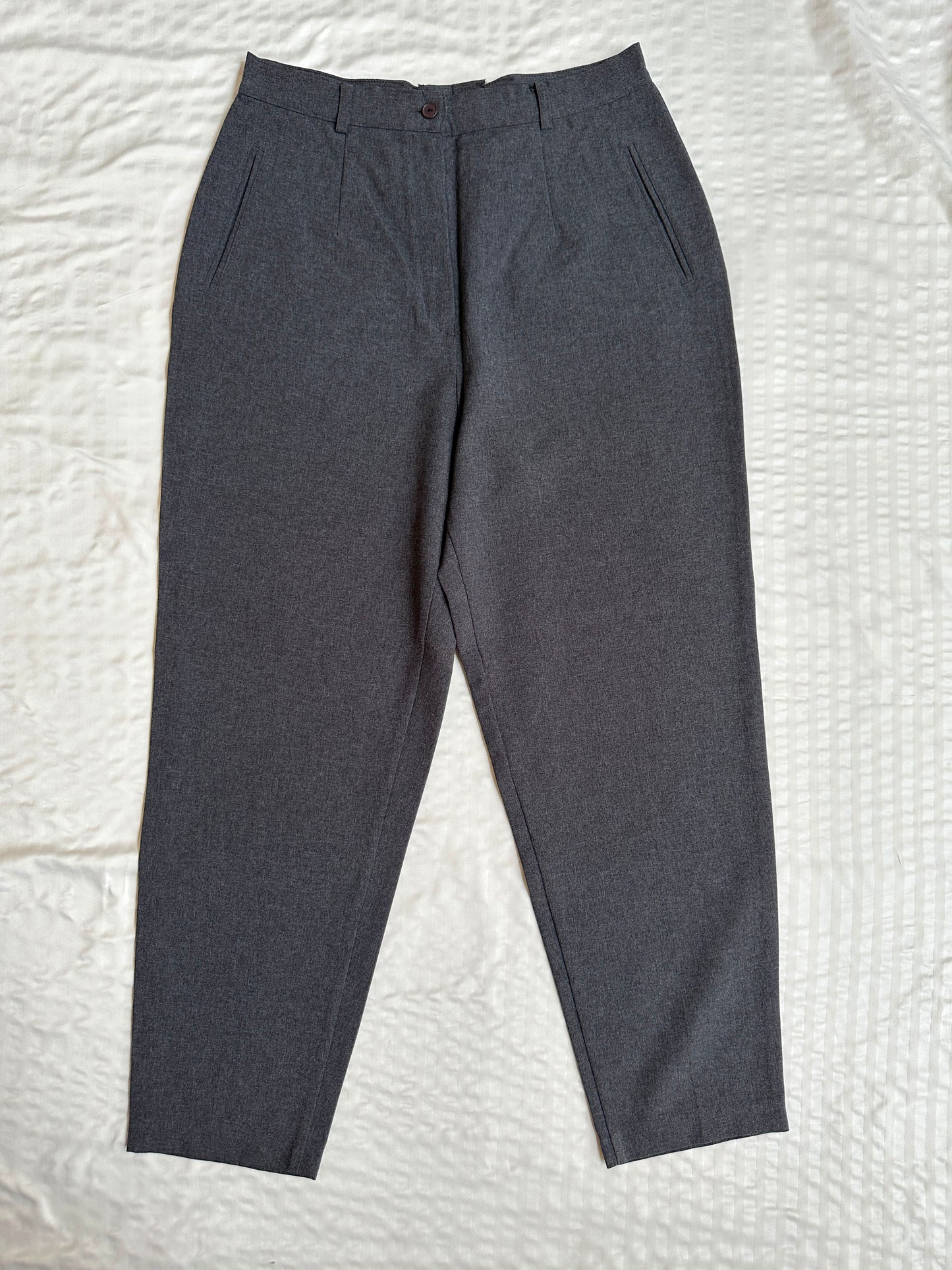 Dress Pant - Grey Straight Pant office Wear